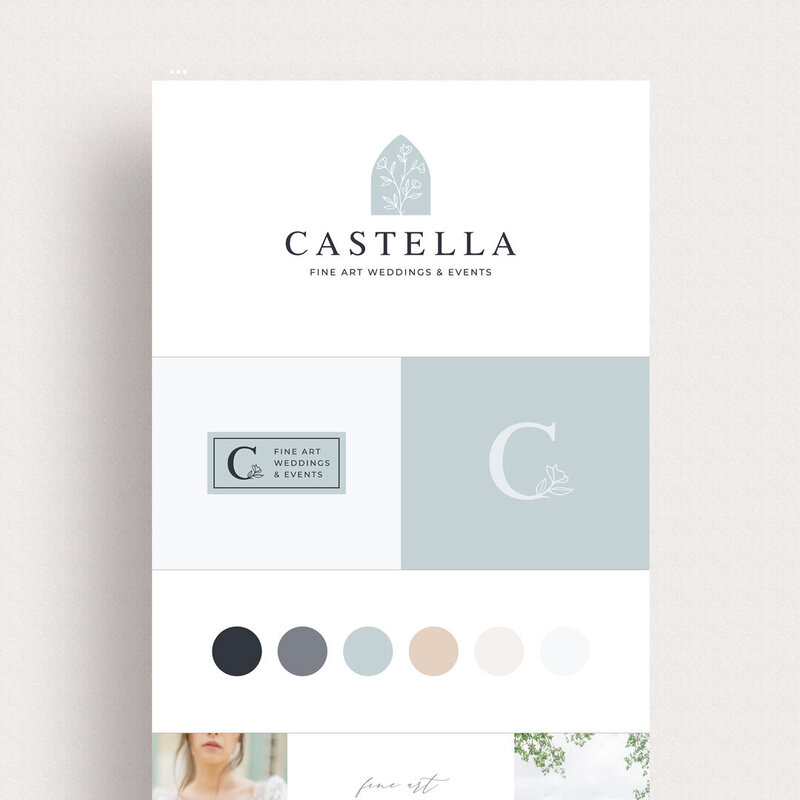 brand kit for wedding photographers and planners