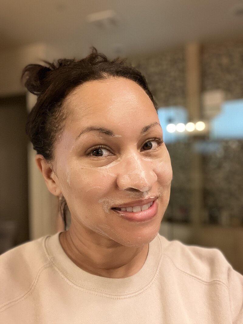 Kelley Johnson skincare routine featuring Korean beauty products