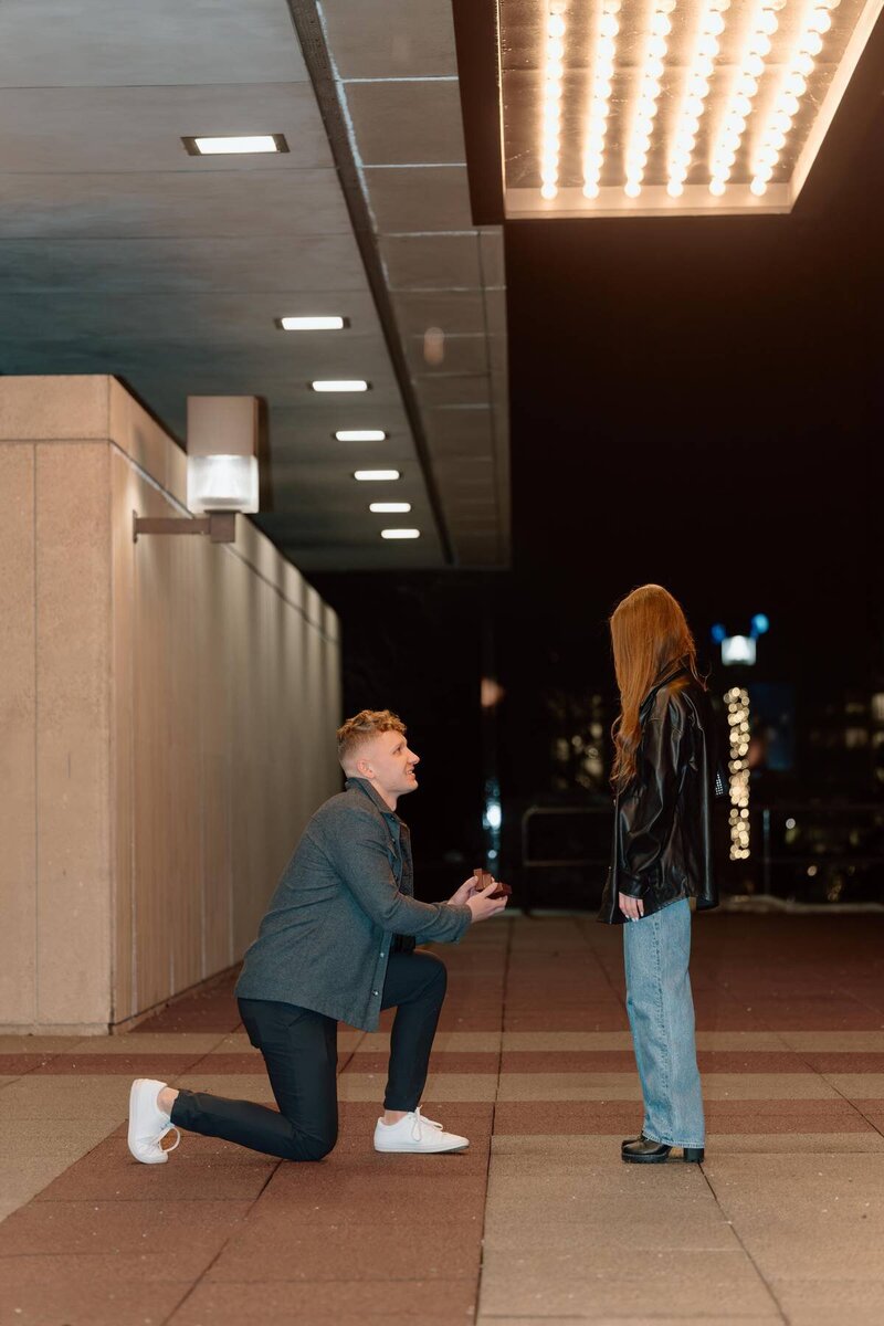 Outdoor high school senior portrait capturing a milestone moment in a beautiful natural setting on a walkway