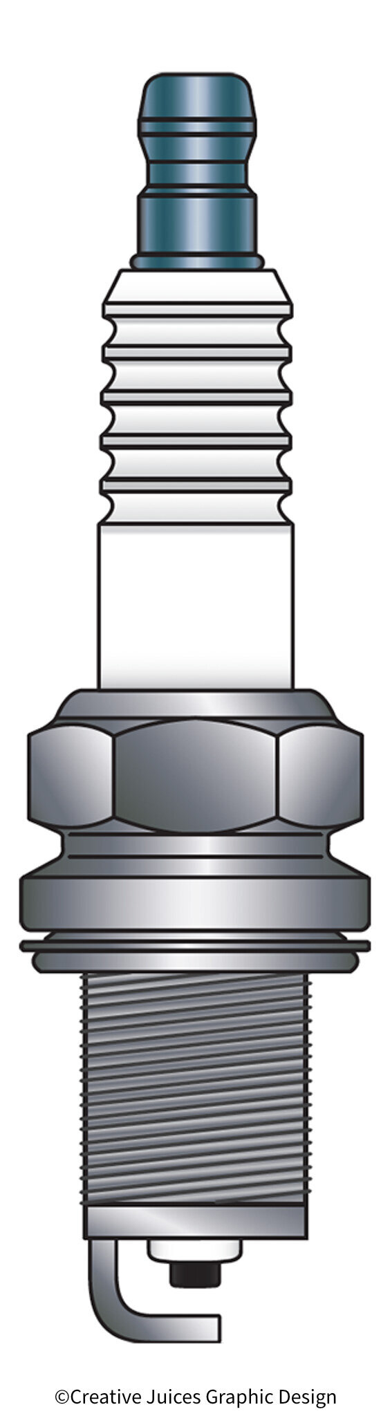 Creative-Juices-Graphic-Design-Technichal-Drawing-Sparkplug-A