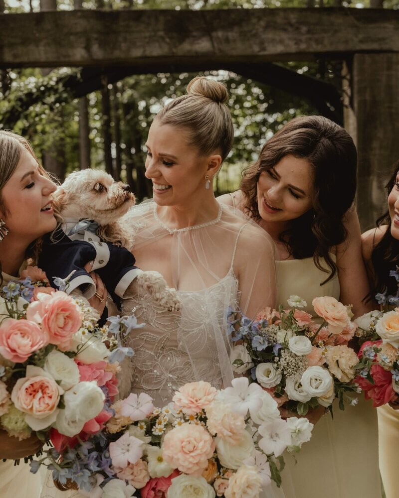 gooseberry-floral-bride-bridal-party-dog-ontario-wedding