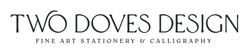 Two Doves Design Logo Wordmark