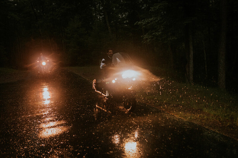 43_Eagle_River_Wisconsin_Lake_Cabin_Rainy_Engagement_Photos_Motorcycles_Harley_Davidson_James_ Stokes_Photograhy_WI.24