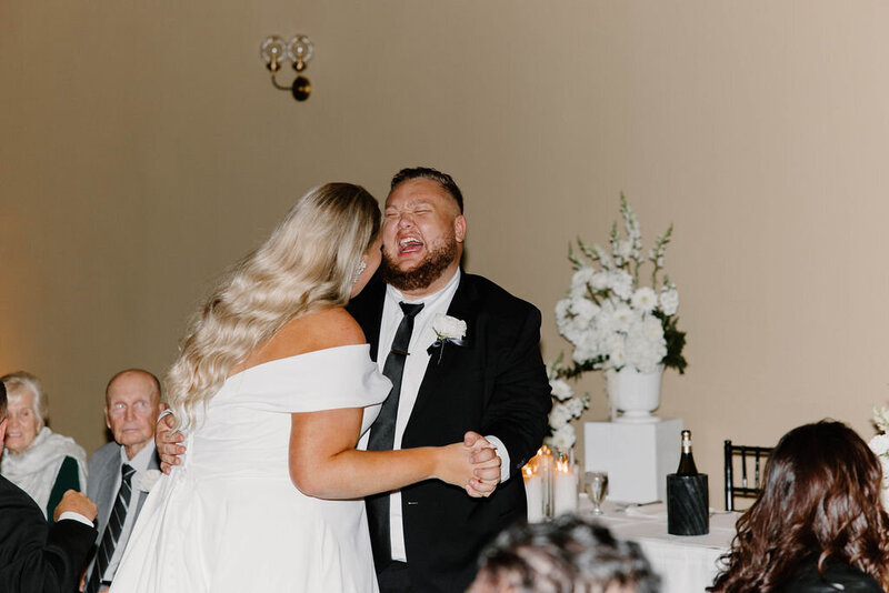 Indiana_Michigan_Wedding Planner_Ana Pierson Photography_Eagles Theatre_Wabash Indiana_Reception_Wedding Decor_Couple's Dance