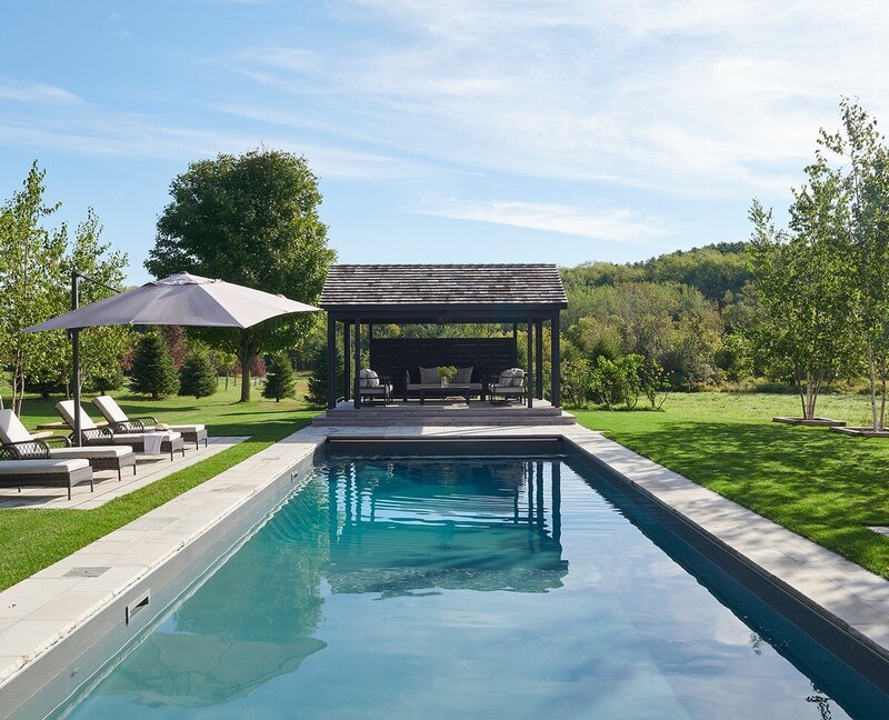 Poolside residence interior design portfolio toronto