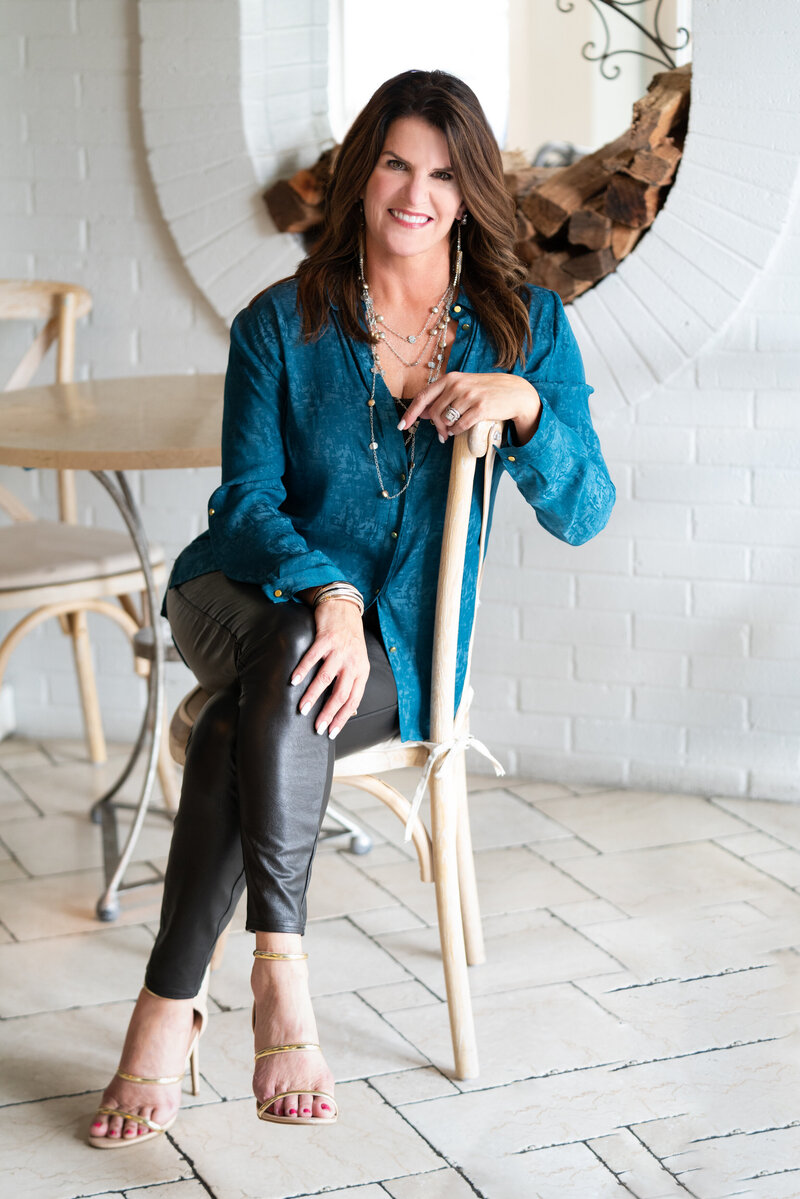 Jennifer Crosby in her Midtown Design Studio
