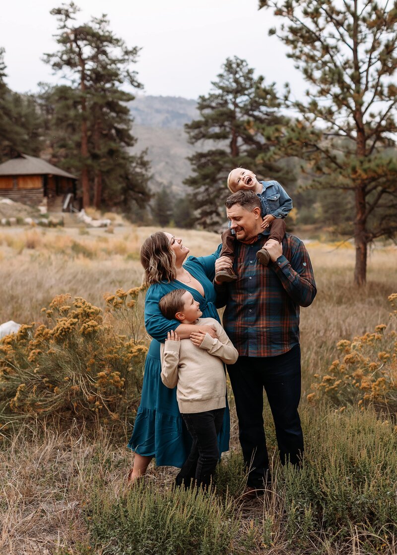 fun in the mountains with a young family from denver
