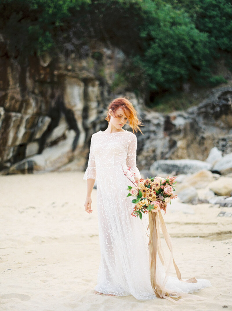 Sydney Fine Art Film Wedding Photographer Sheri McMahon - Sydney NSW Australia Beach Wedding Inspiration-00028