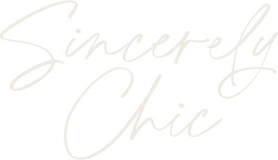 Sincerely chic events icon in beige