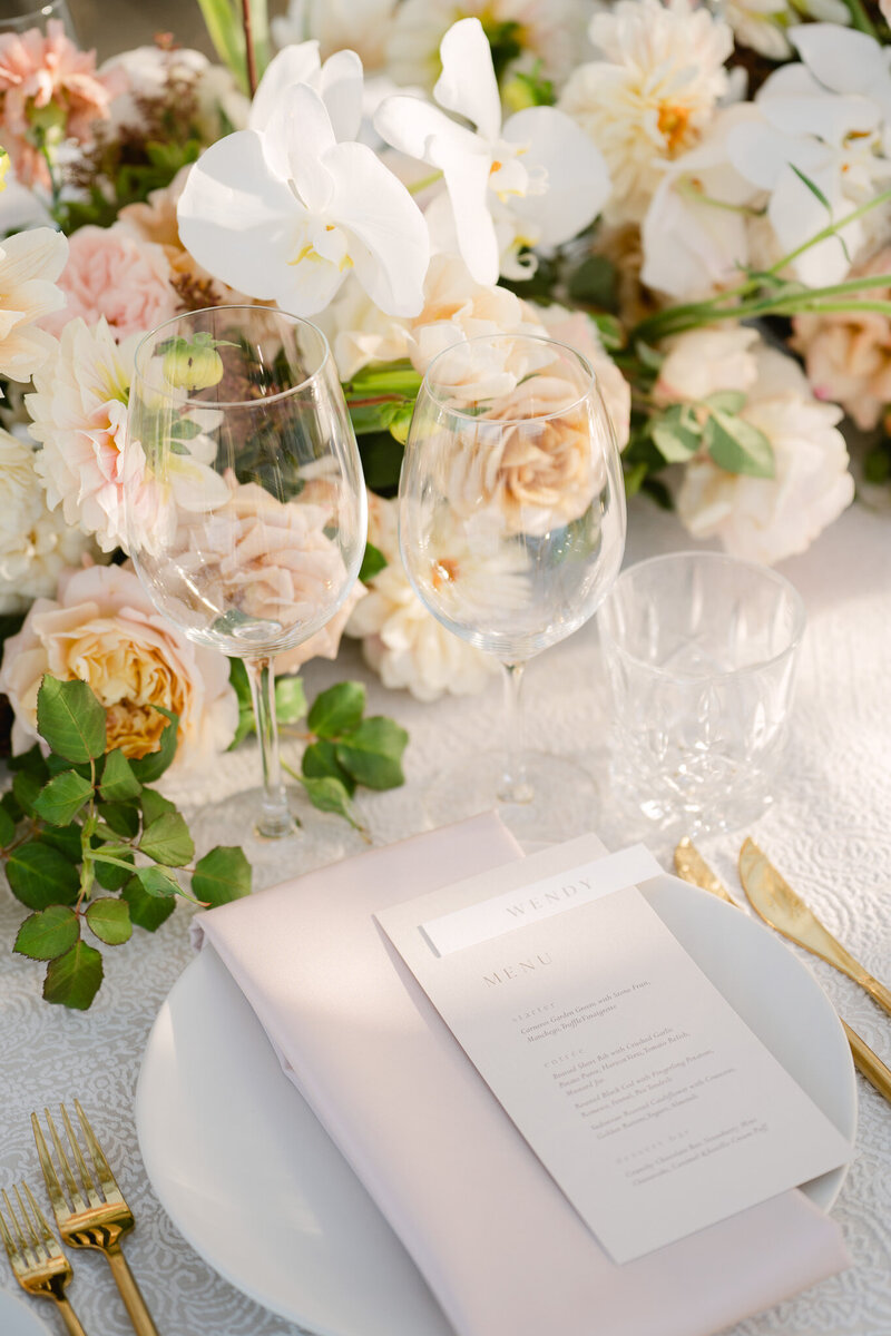 Luxury Wedding Table set up
