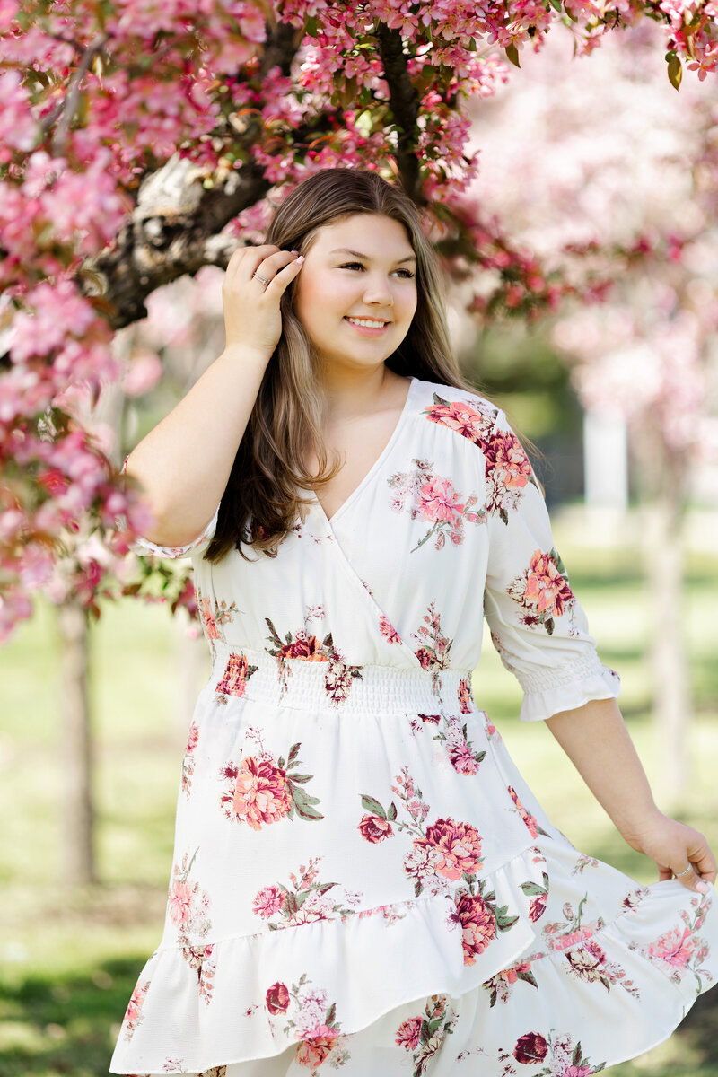 High school senior photoshoot by tiffany chesley artistry