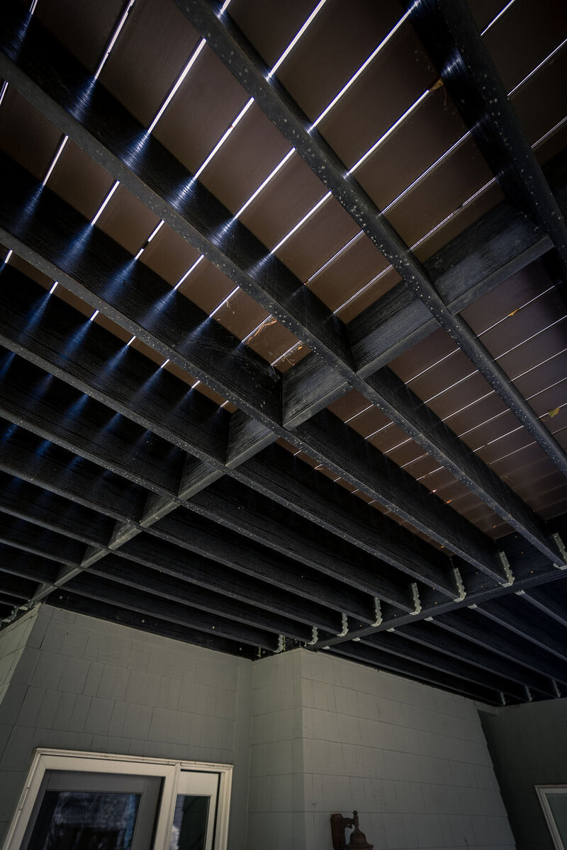 Black Owens Corning composite Lumber. 