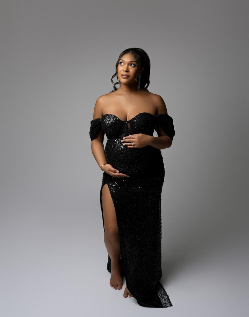 Black Maternity Dresses for Photos | Hello Photography