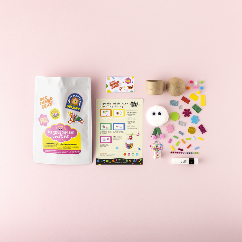 See-Make-Play - Kids Cupcake Craft Kit