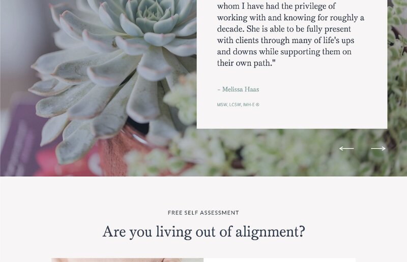 Living in Alighment | Showit Website by Artisan Kind-05