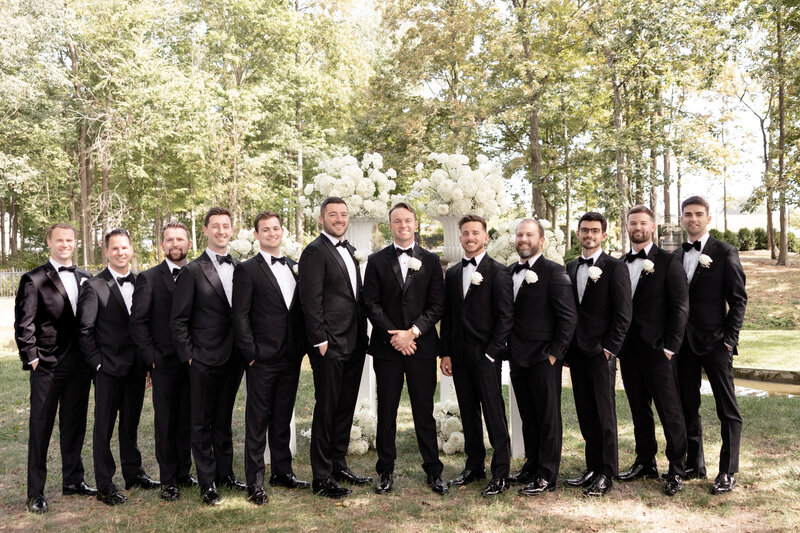 Indiana_Michigan_Wedding Planner_Lizton_Lizton Lodge_Groom and his Groomsmen
