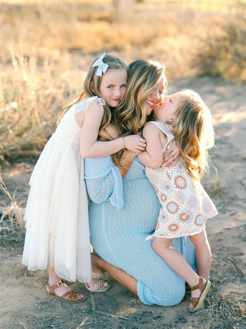 Maternity Family Photos at Sunset by Amanda Singleton Photography-2