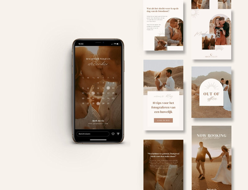 Boho Instagram templates
