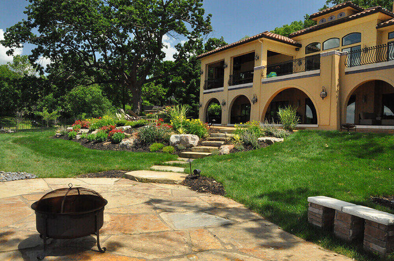 Residential landscape company project in Kansas City