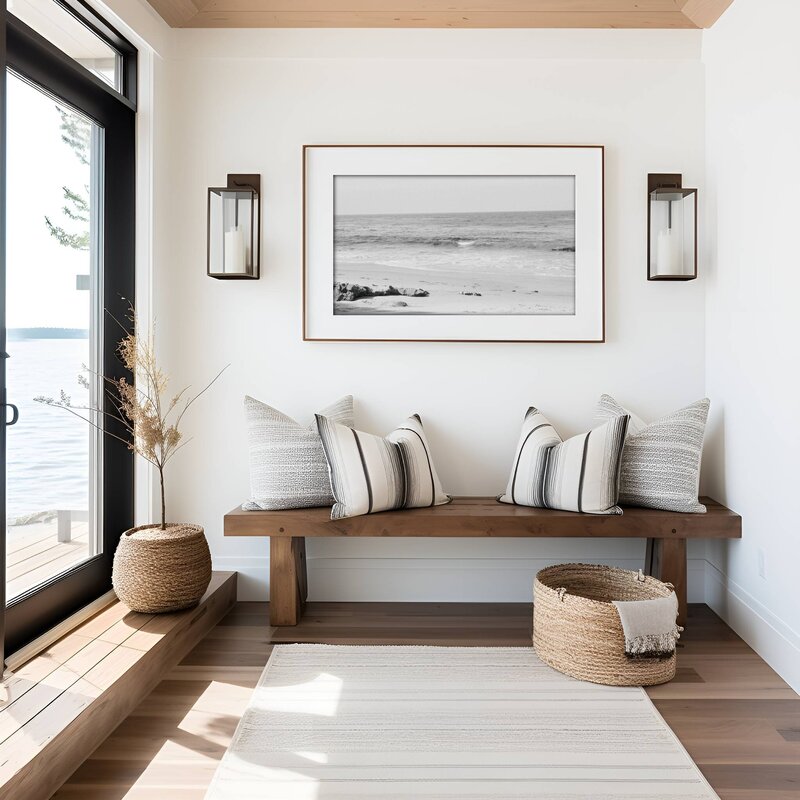Ocean Scape Beach Photo print mockup2