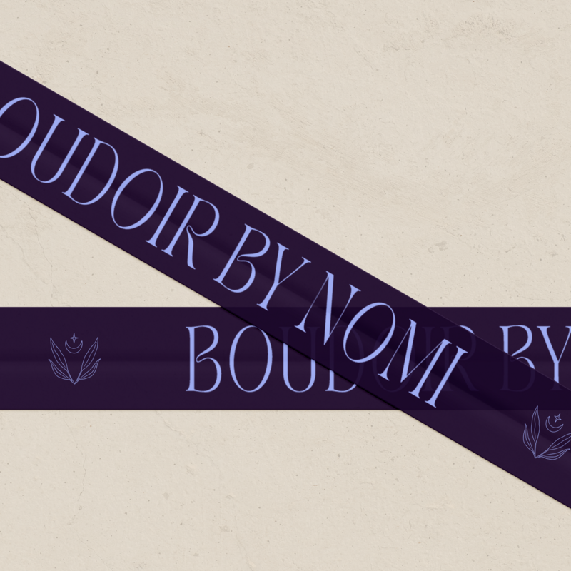 Boudoir by Nomi tape mockup