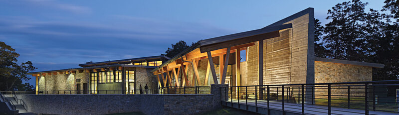 Gorges State Park Visitors' Center built by Cooper Construction