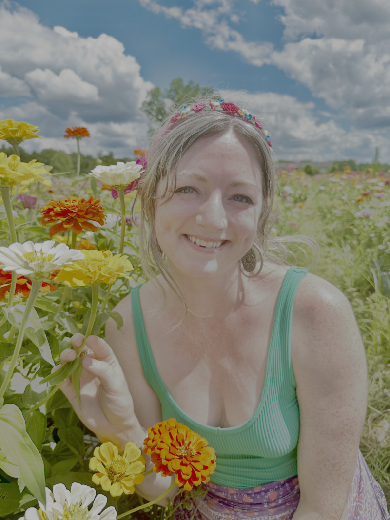 Erika Belanger recording On and Off Your AMt Podcast