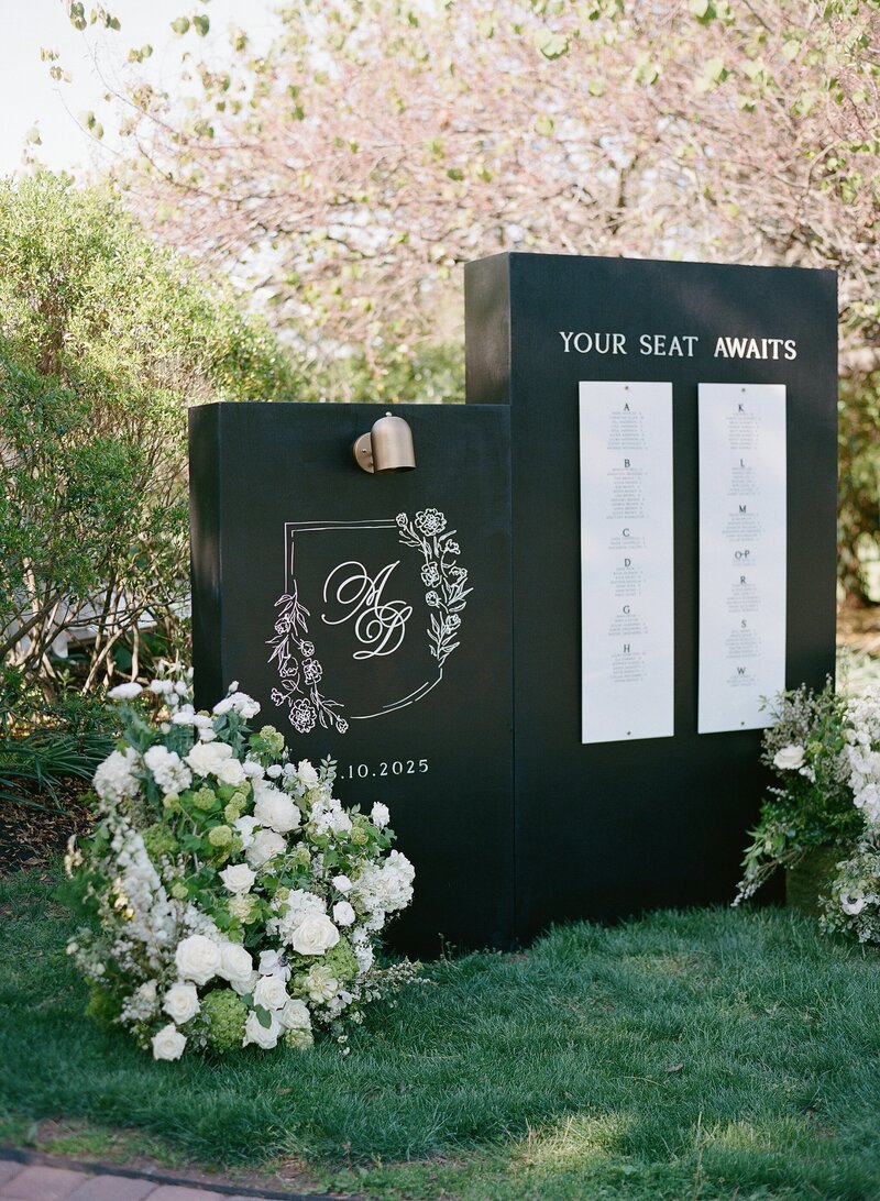Welcome Signage at New York Wedding