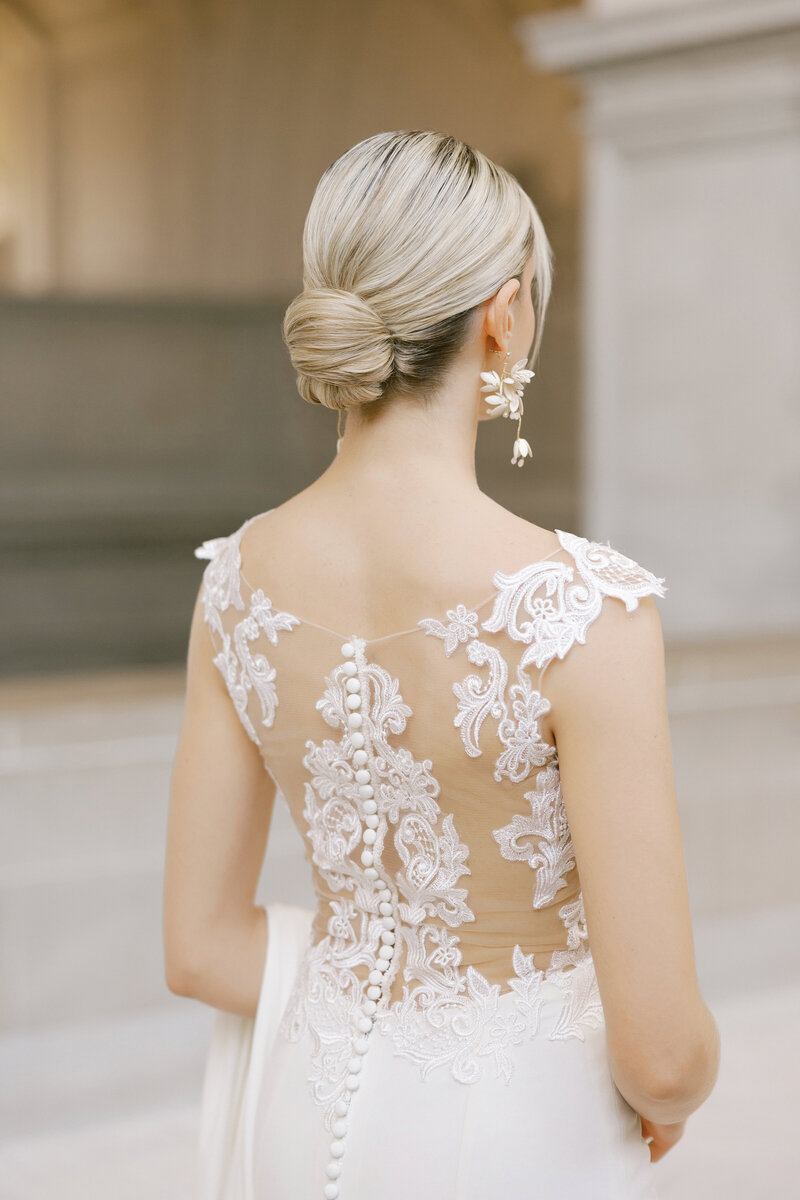 Luxury bride hair stylist based in san francisco