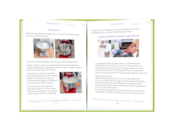 what is gumpaste - gumpaste basics guide - by kelsie Delisle - ebook for making gumpaste and gumpaste flowers