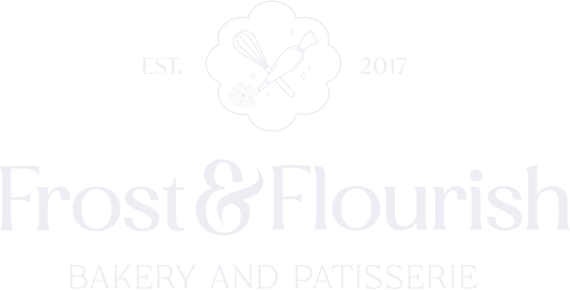 Logo for Frost and Flourish, a Washington DC Cake Bakery and Patisserie