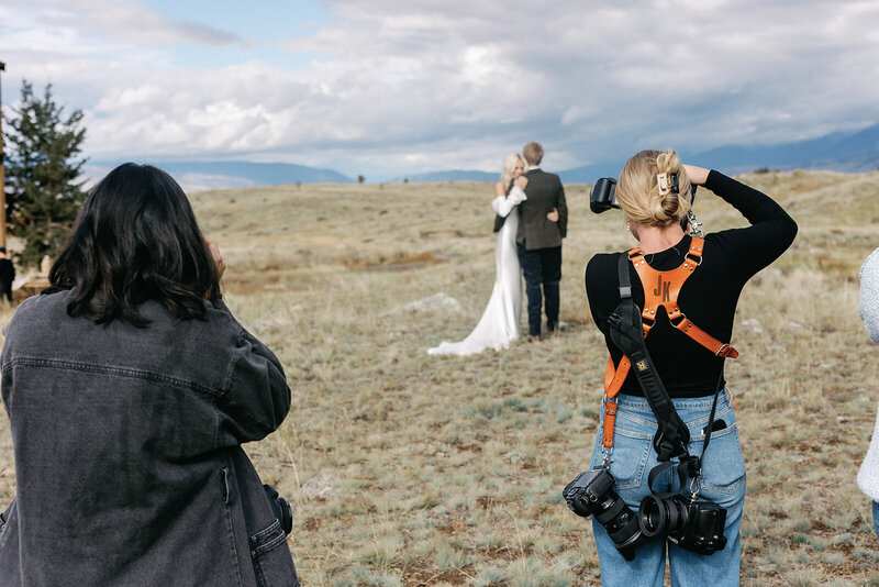 Fine art wedding photography workshop action shot