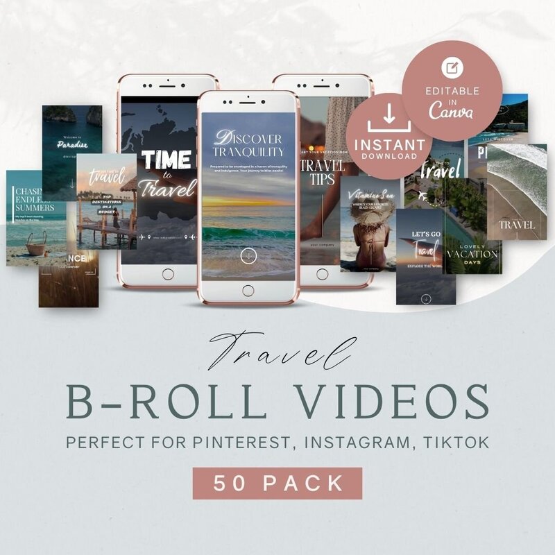 50 Pack Travel B-Roll Videos