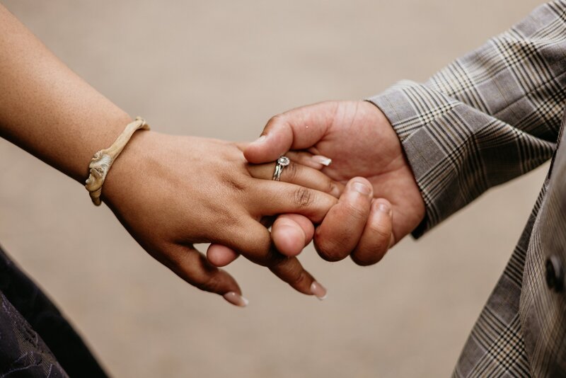 Südadfrikanisches Hochzeitspaar 