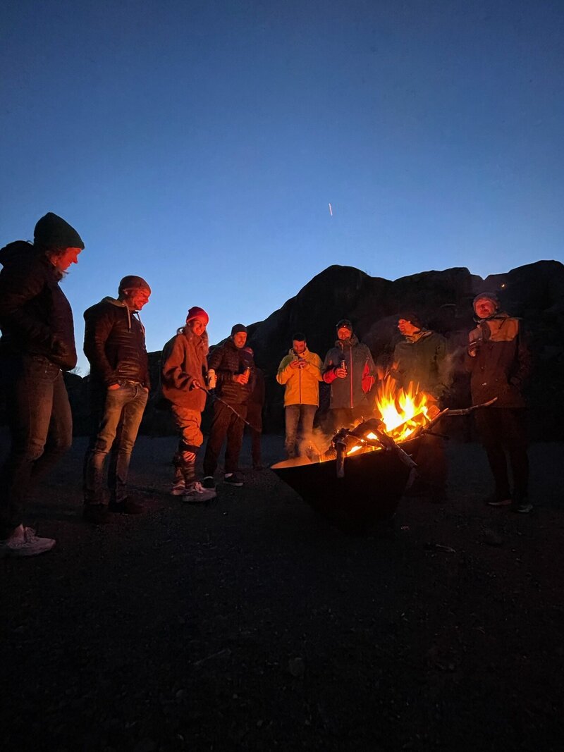 Vrienden en vriendinnen in Haus Arlberg
