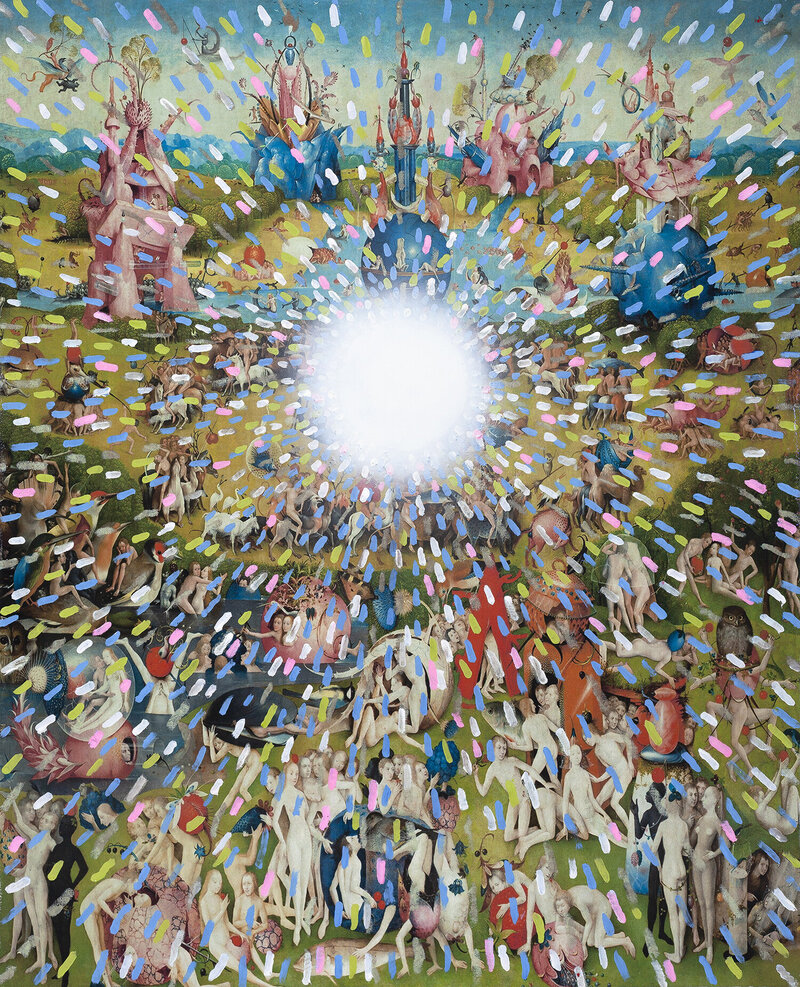 Jordi Mollà Serie HEAVEN 9 2025 Mixed media Canvas.