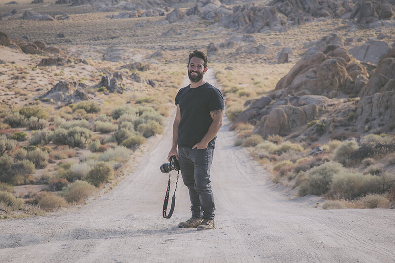 Mike working in Lone Pine