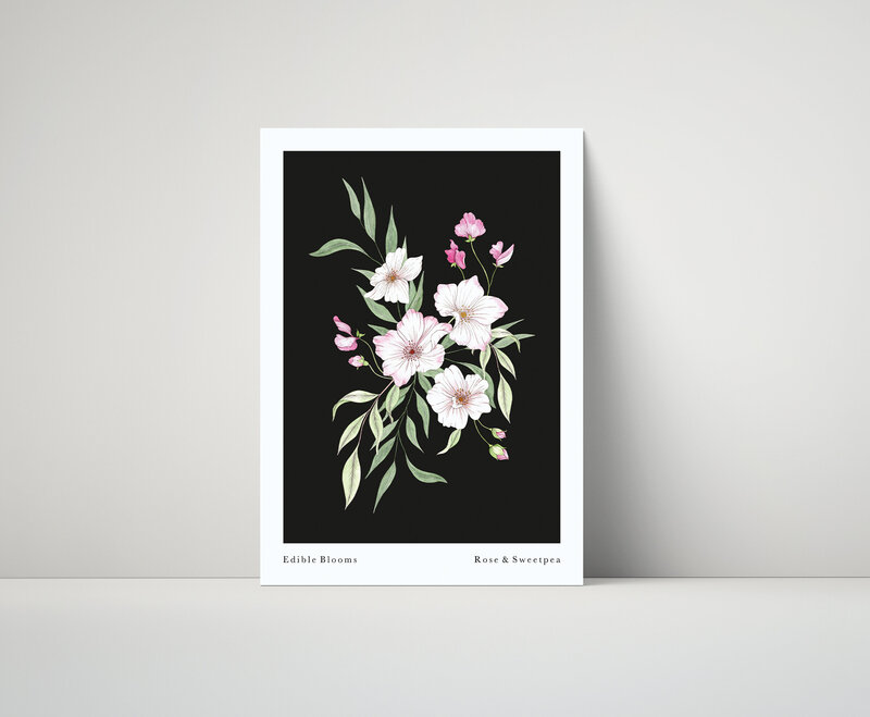 Rose sweetpea poster copy
