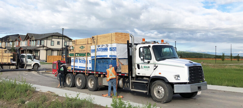 Lumber Frame on Truck 2