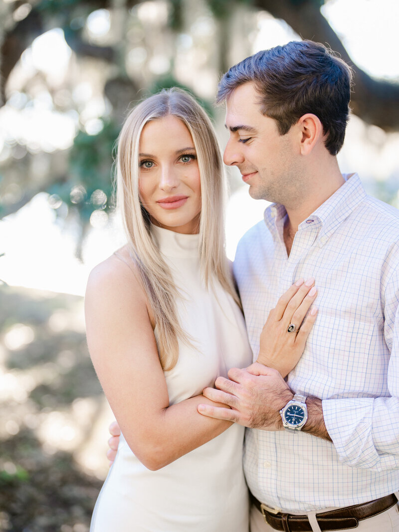 South Carolina Engagement Pictures in Murrells Inlet at Wachesaw