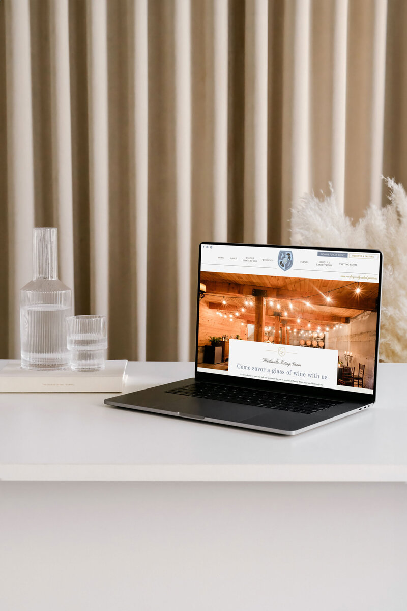 custom squarespace website design for Frost and Flourish, a Washington DC Cake Bakery and Patisserie