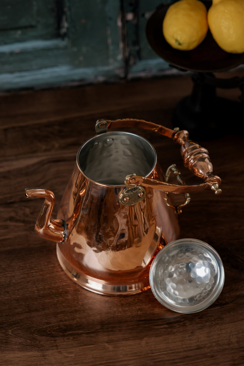 Antique French Copper Kettle 2