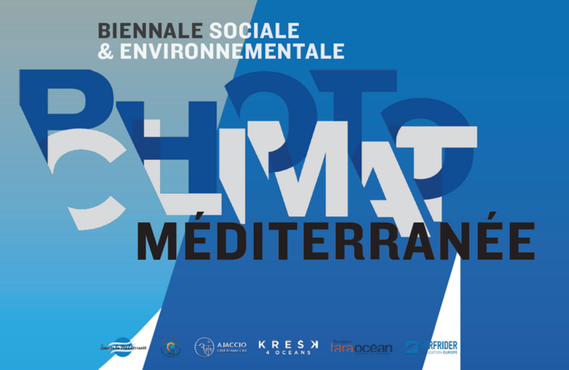 affiche de la biennale sociale et environnementale photoclimat méditerranée
