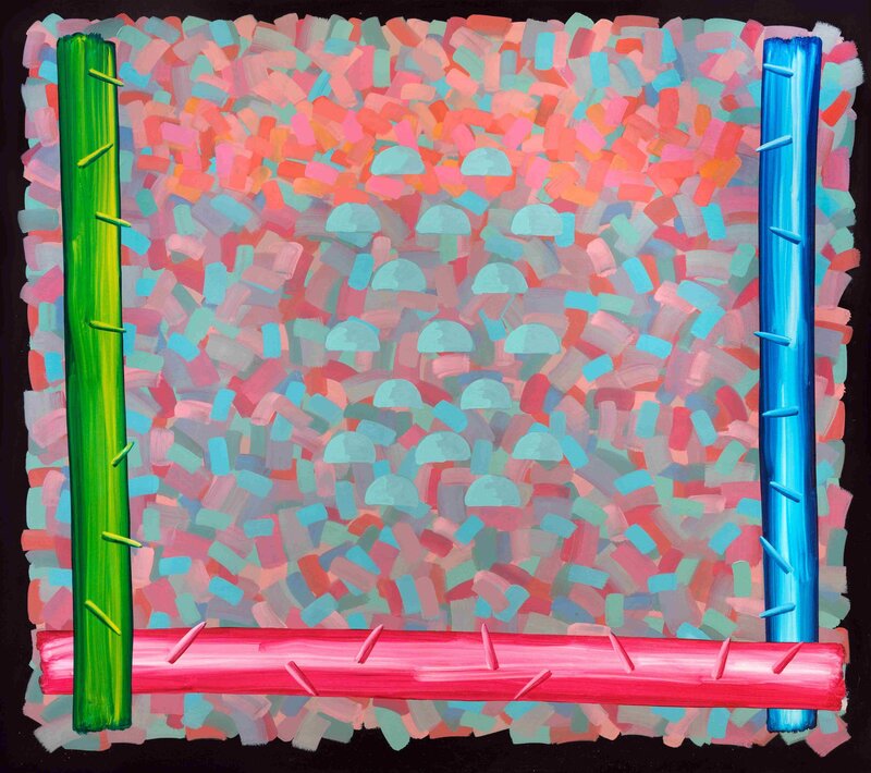 Red Centre Crossing, 1997 Oil on canvas 240.5 x 270.5 cm (1)_11zon