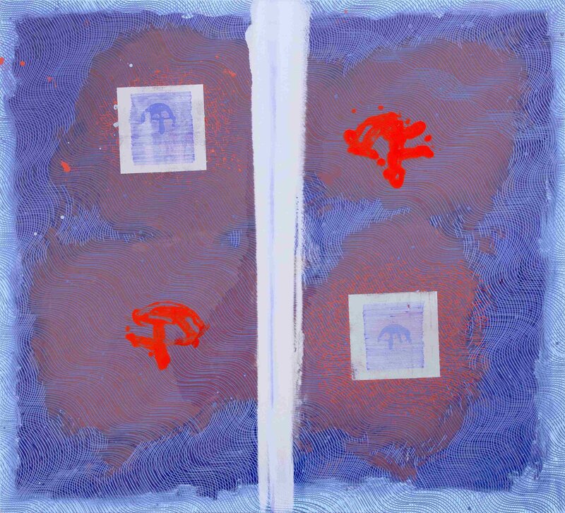 Space is a Dangerous Country - Worlds     Divide 2 - oil on canvas - 2018 -  150 x 160 cm Copy_11zon