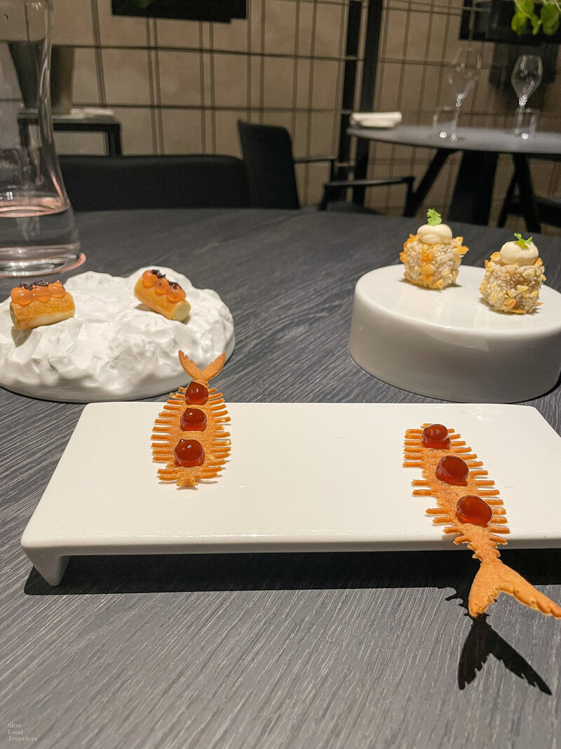 Starters at Filia Ristorante in Verona, Italy