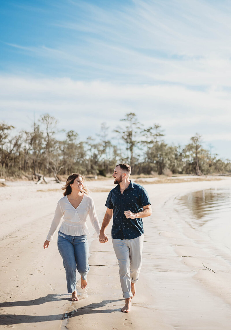 Engagement photos at the beach