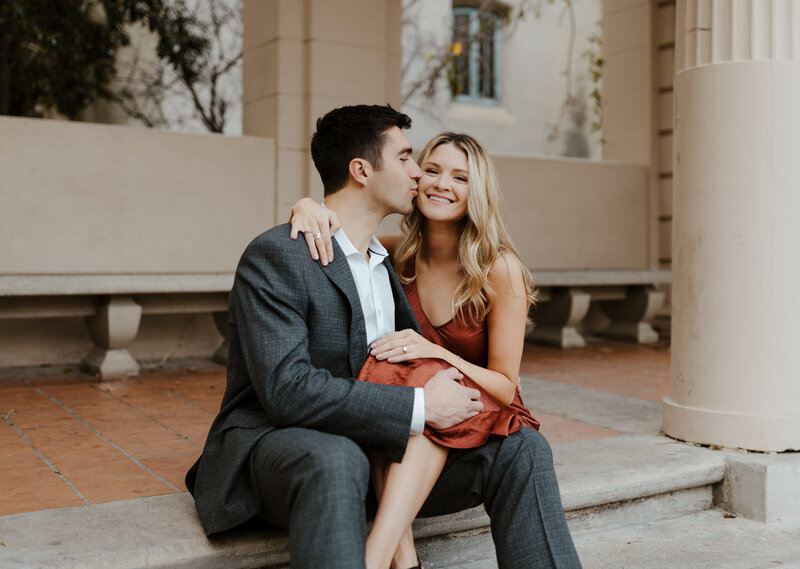 engagement session in balboa park