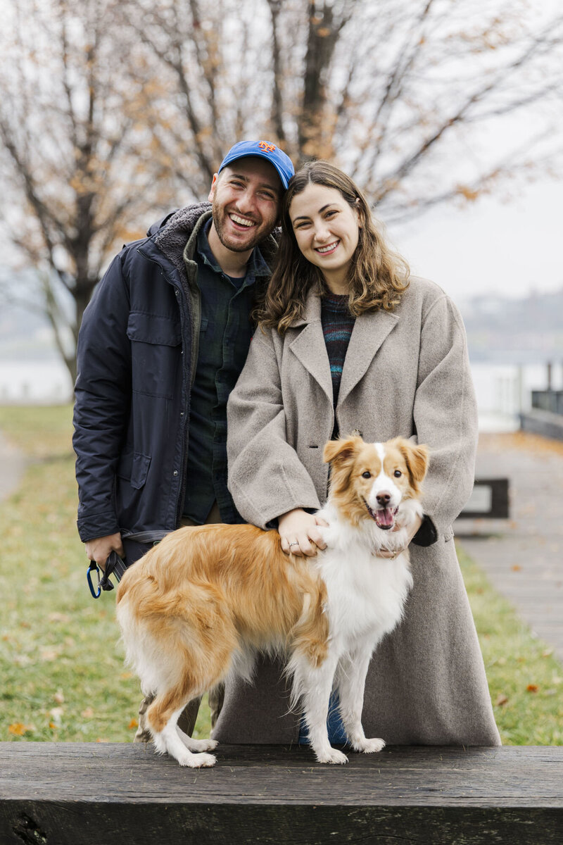 Hudson Valley pet photography in Cold Spring with scenic backdrops and candid action