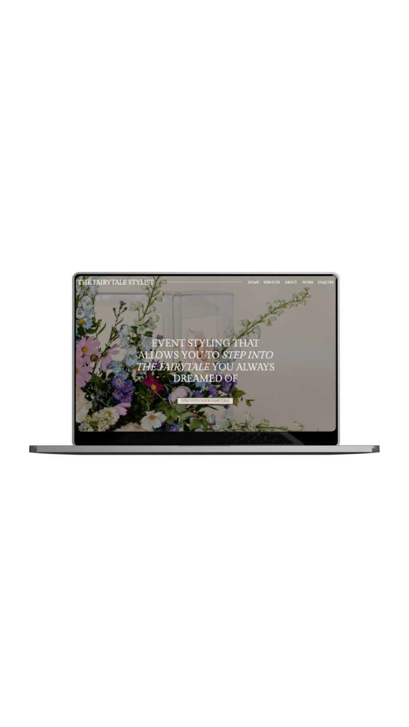 website template mockups (Your Story)
